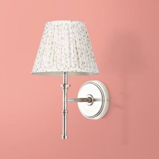 Single Chukka Wall fitting in antiqued silver