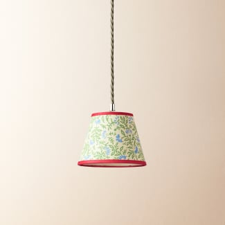 18cm pendant shade in english garden hand blocked 'Ditzy Floral' by Ellen Merchant