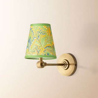 Elbow wall fitting in antiqued brass