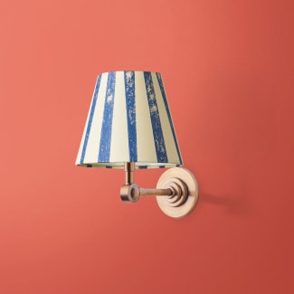 Mini Elbow cordless wall fixture in antique brass