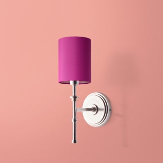 Single chukka wall fixture in antiqued silver