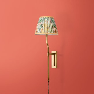 Mason wall fitting in antique brass