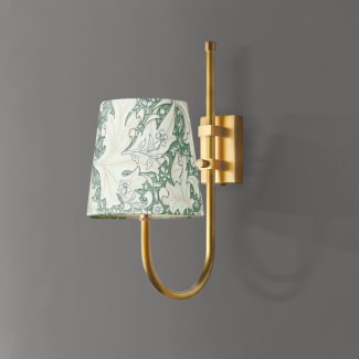 Turini wall fitting in antique brass