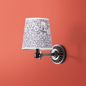 Rose wall fitting in antiqued bronze