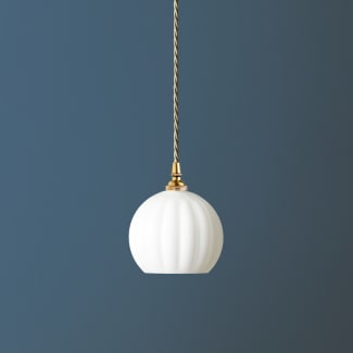 Smaller Pumpkin in opaline glass