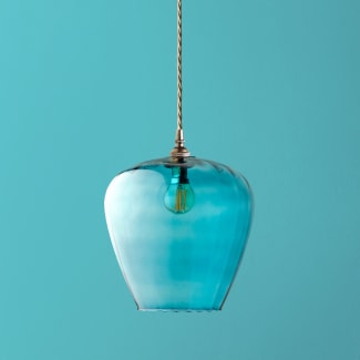 small lisboa in turquoise glass