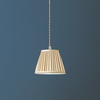 18cm pendant shade in Sand silk