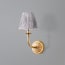 Pringle wall fitting in antique brass