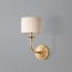Pringle wall fitting in antique brass