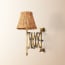 Tina wall fitting in antique brass