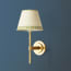 Tremmers wall fitting in antique brass