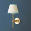 Tremmers wall fitting in antique brass