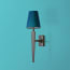 Trafalgar wall fitting in antique bronze