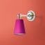 Rose wall fitting in chrome
