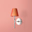 Single chukka wall fixture in antiqued silver