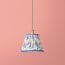 7 inch pendant shade in jubilee Ferns linen by GP & J Baker