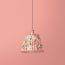 7 inch pendant shade in original Little Magnolia linen by GP & J Baker