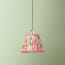 7 inch pendant shade in original Little Magnolia linen by GP & J Baker