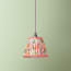 7 inch pendant shade in original Little Magnolia linen by GP & J Baker