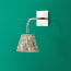 Stevie Wall Fitting in Antiqued Silver
