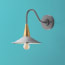 Cone wall fitting in poppy seed