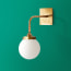 Stevie Wall Fitting in Antiqued Brass