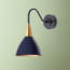 Cone wall fitting in black iris
