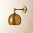 Elbow wall fitting in antiqued brass