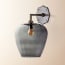 single insignia wall fitting in bronze