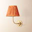 Colombari wall fitting in brass and cane