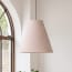 Lutine pendant shade in Parsnip hand made parchment