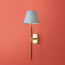 Besidem wall fitting in antique brass
