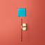 Besidem wall fitting in antique brass