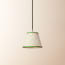 18cm pendant shade in pink and green Polka Dot paper by GP & J Baker