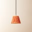 18cm pendant shade in Persimmon silk