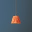 18cm pendant shade in Persimmon silk