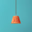 18cm pendant shade in Persimmon silk