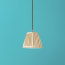 18cm pendant shade in Sand silk