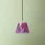 18cm pendant shade in magenta mala ikat by Matthew Williamson