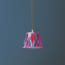 18cm pendant shade in magenta mala ikat by Matthew Williamson