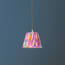 18cm pendant shade in pink mala ikat by Matthew Williamson