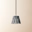 18cm pendant shade in black and white Ikat by Matthew Williamson
