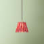 18cm pendant shade in red harlequin by Matthew Williamson