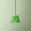 18cm pendant shade in green harlequin by Matthew Williamson