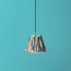 18cm Straight Empire Pendant shade in teal Heraldic