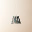 18cm Straight Empire Pendant shade in teal Heraldic