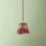 18cm Straight Empire Pendant shade in Printed Linen Ikat Heraldic