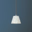 18cm pendant shade in blue dotty
