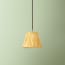 18cm pendant shade in calendula chalk stripes