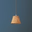18cm pendant shade in natural rattan